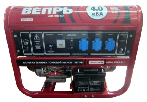 Бензиновый генератор ВЕПРЬ Лайт АБП4,0-230ВФ-БCГ